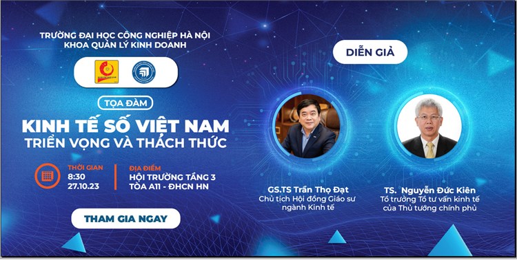 Tọa đàm: “Kinh tế số Việt Nam: triển vọng và thách thức”